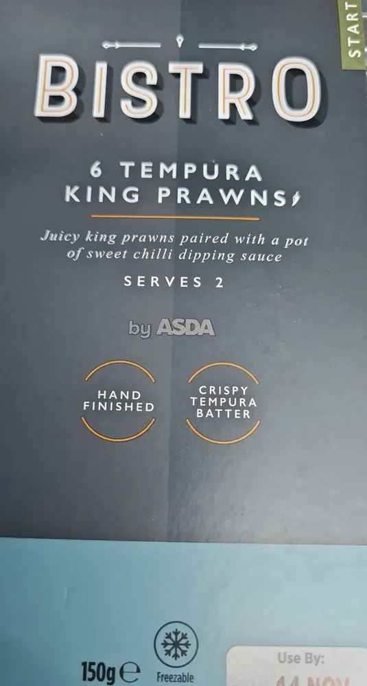 BISTRO by ASDA TEMPURA KING PRAWNS