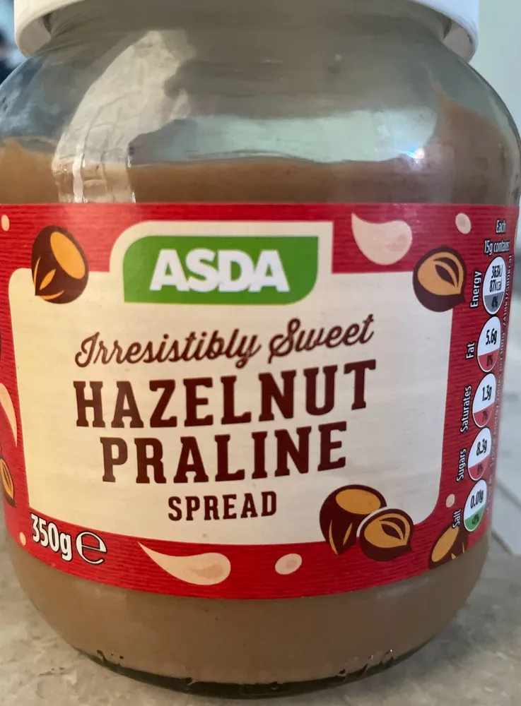 350ge SMOOTH HAZELNUT PRALINE SPREAD Perfectly nut