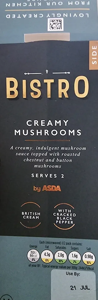 Creamy Mushrooms