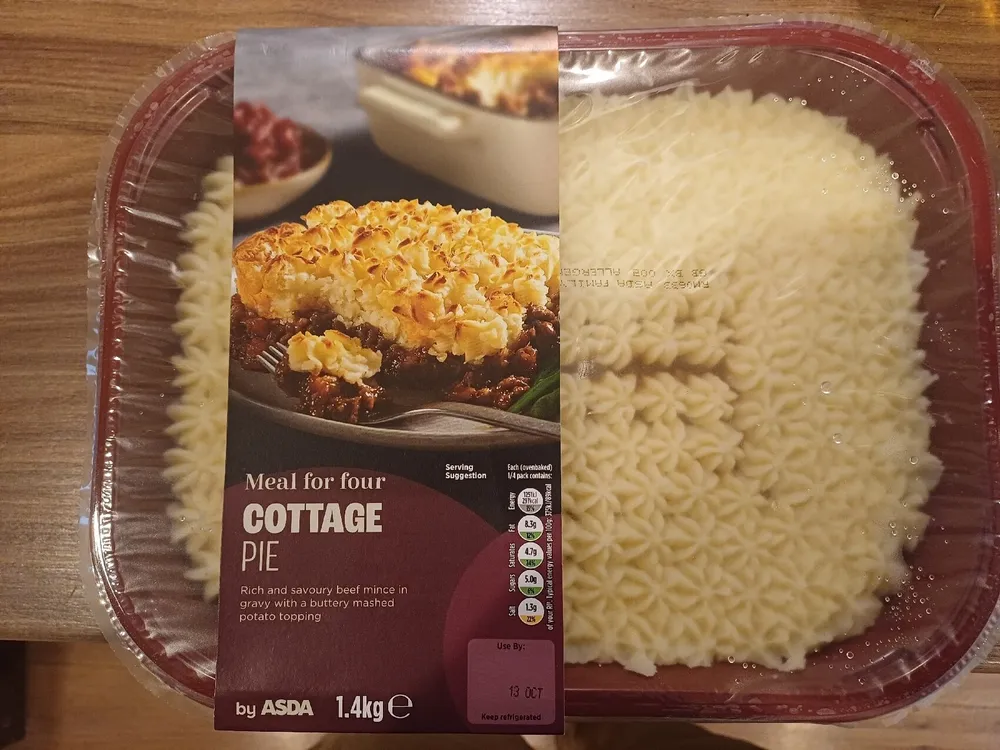 Cottage Pie Meal For Four
