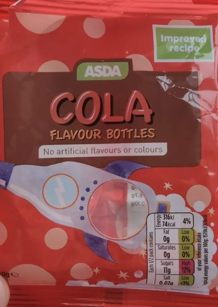 asda cola bottles