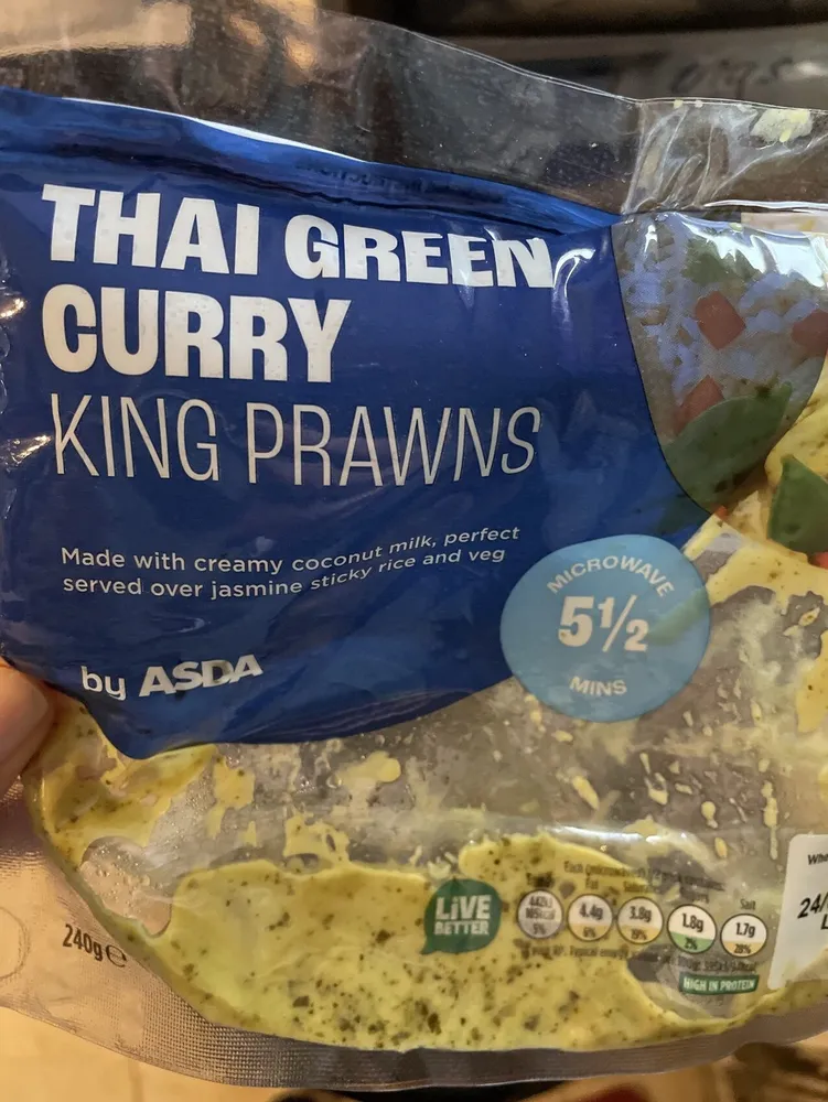 Thai Green Curry King Prawns