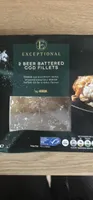 2 Beer Battered Cod Fillets
