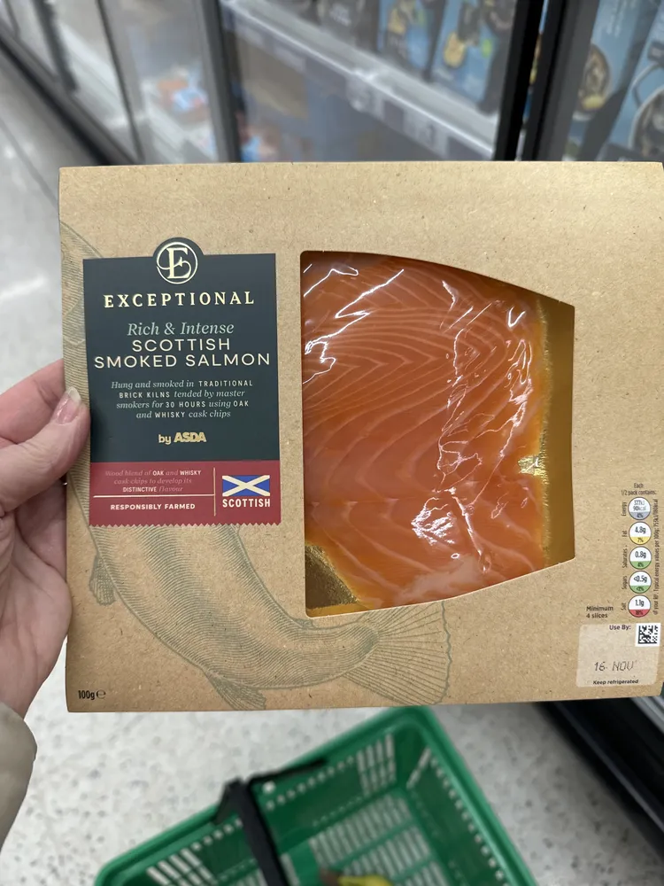 Rich And Intense Scottish Smoked Salmon By Asda