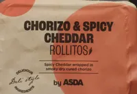 Chorizo and Spicy Cheddar Rollitos
