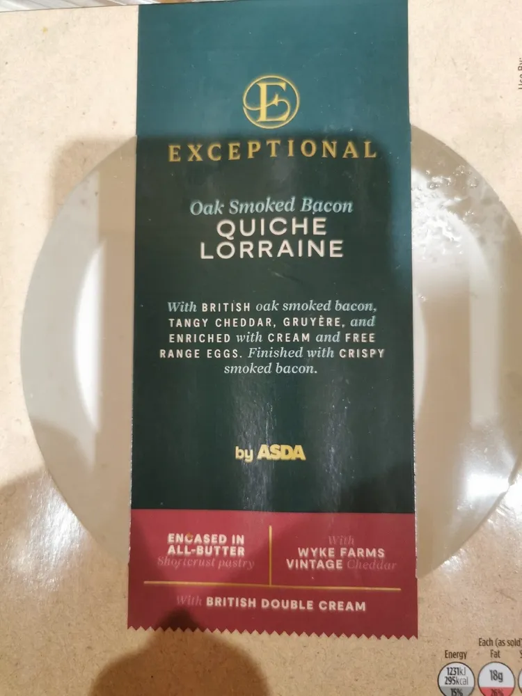 Oak Smoked Bacon Quiche lorraine