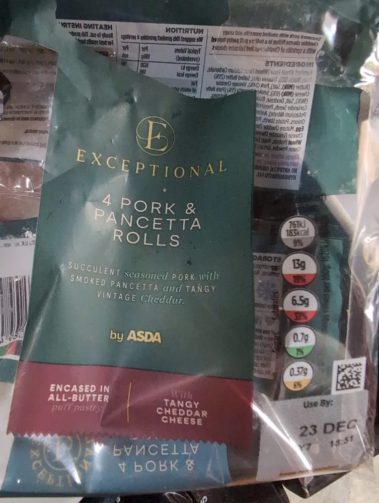 Pork & Pancetta Rolls