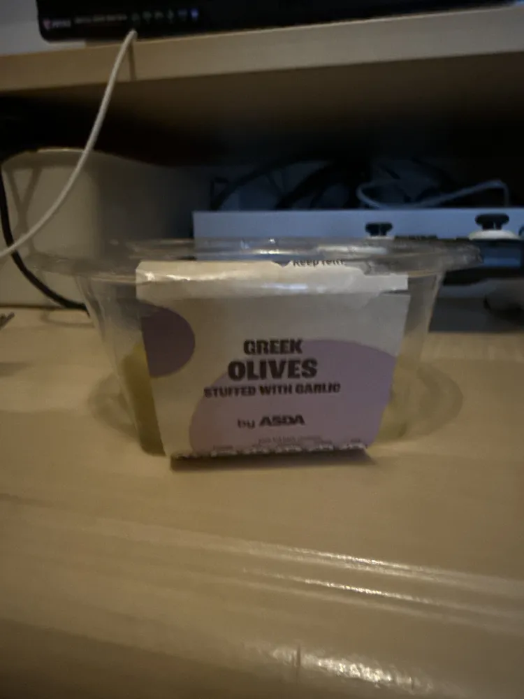 Greek Olives Stuffed With Garlic