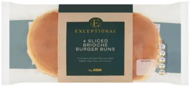 4 Brioche Burger Buns