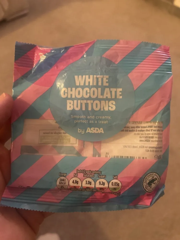 White Chocolate Buttons