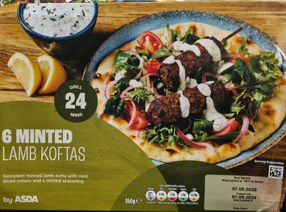 6 Minted Lamb Koftas