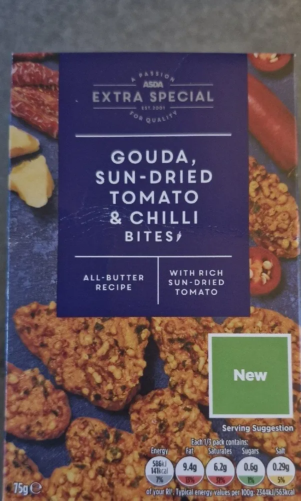 Gouda, Sun-Dried Tomato &Chilli Bites