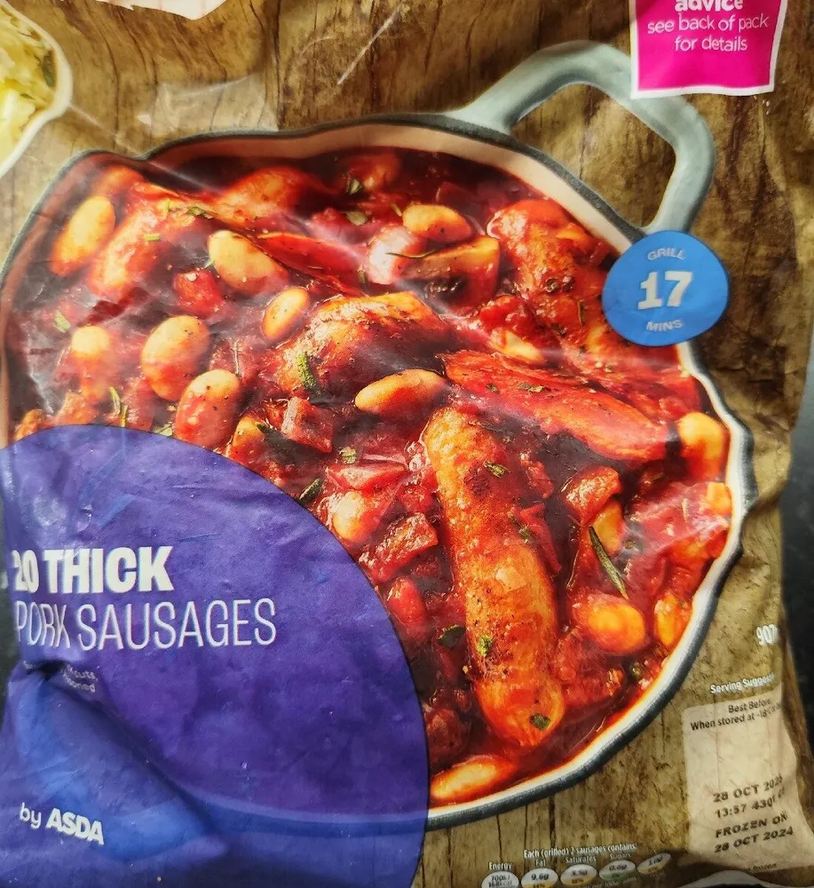 20 Thick Pork Sausages
