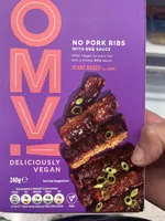 No pork Ribs With BBQ Sauce