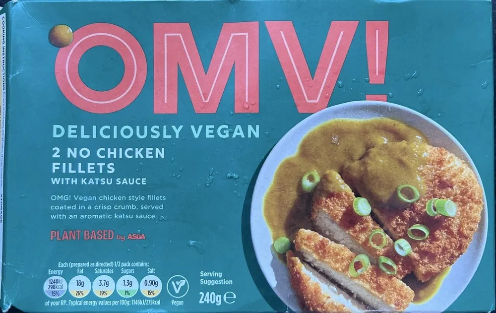 OMV! No Chicken Fillet with Katsu Sauce