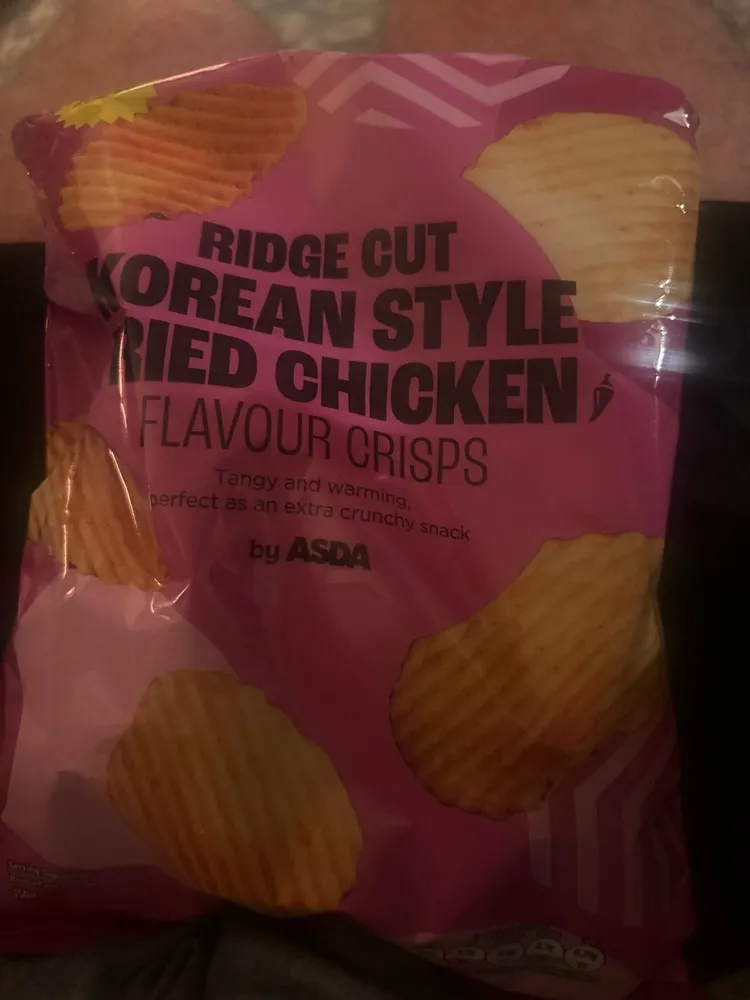 Ridge Cut Korean Style Fried Chicken Flavour Crisps