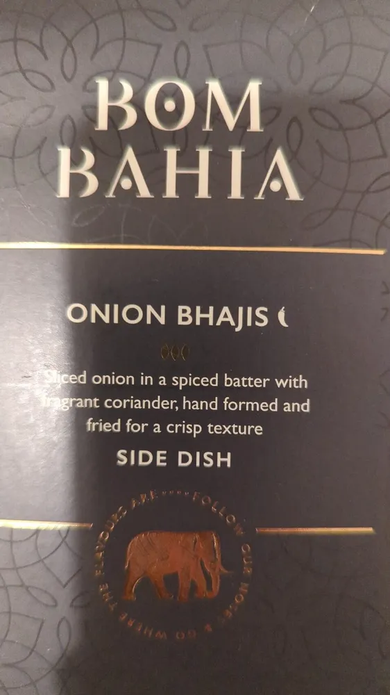 Onion Bhajis Bon Bahia