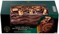 Yule Log With Belgian Chocolate Ganache