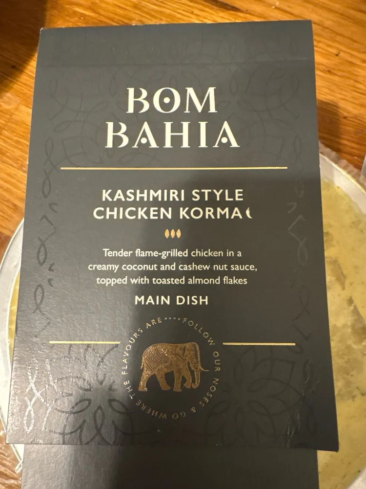 18227015 BOM BAHIA KASHMIRI STYLE CHICKEN KORMA Te
