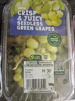 Crisp And Juicy Seedless Green Grapes