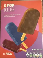 Blue Raspberry Flavour Lolly