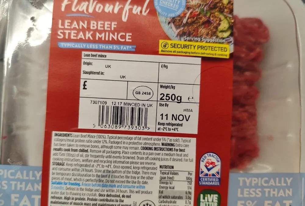 Lean been steak mince