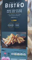 400ge BISTRO BEEF DRIPPING SKIN ON CHIPS Crisp, th