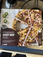 Stone baked Spicy Beef Pizza