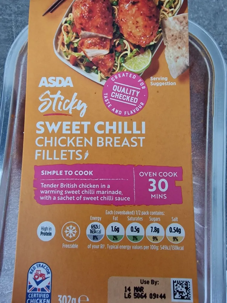 Sticky Sweet Chilli Chicken Breast Fillets