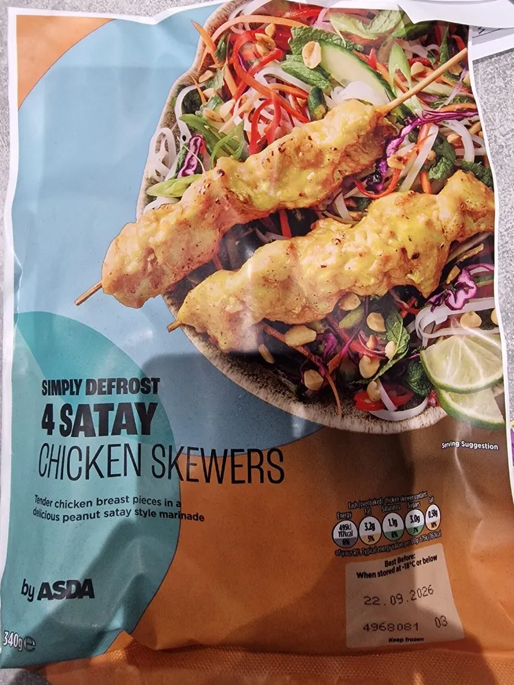 Satay Chicken Skewers