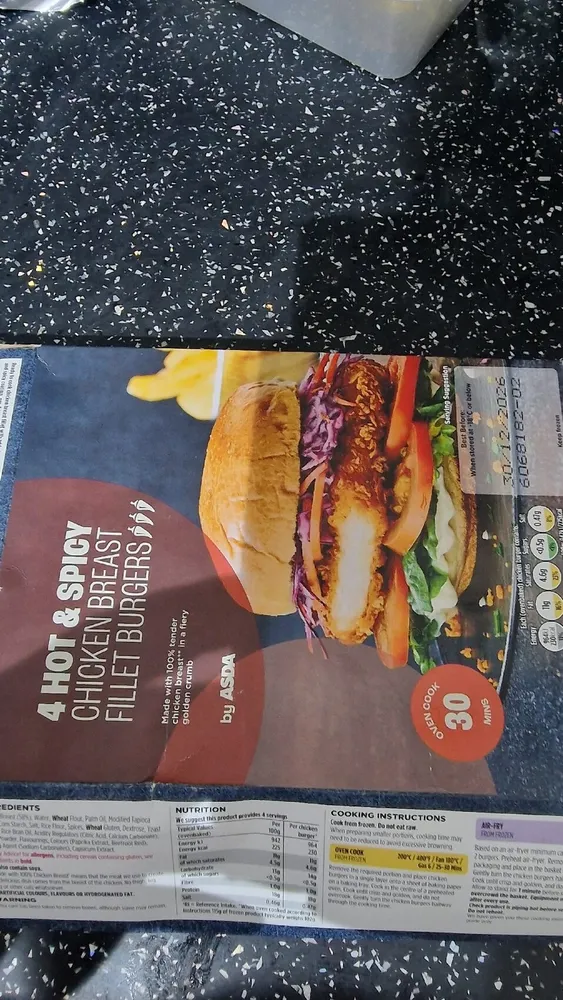 Hot & Spicy Chicken Breast Fillet Burgers
