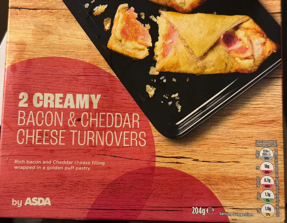 Creamy Bacon & Cheese Turnovers