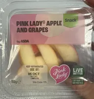 Pink Lady Apple And Grapes