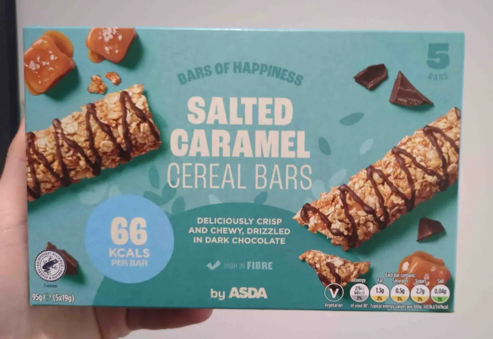 Salted Caramel Cereal Bars