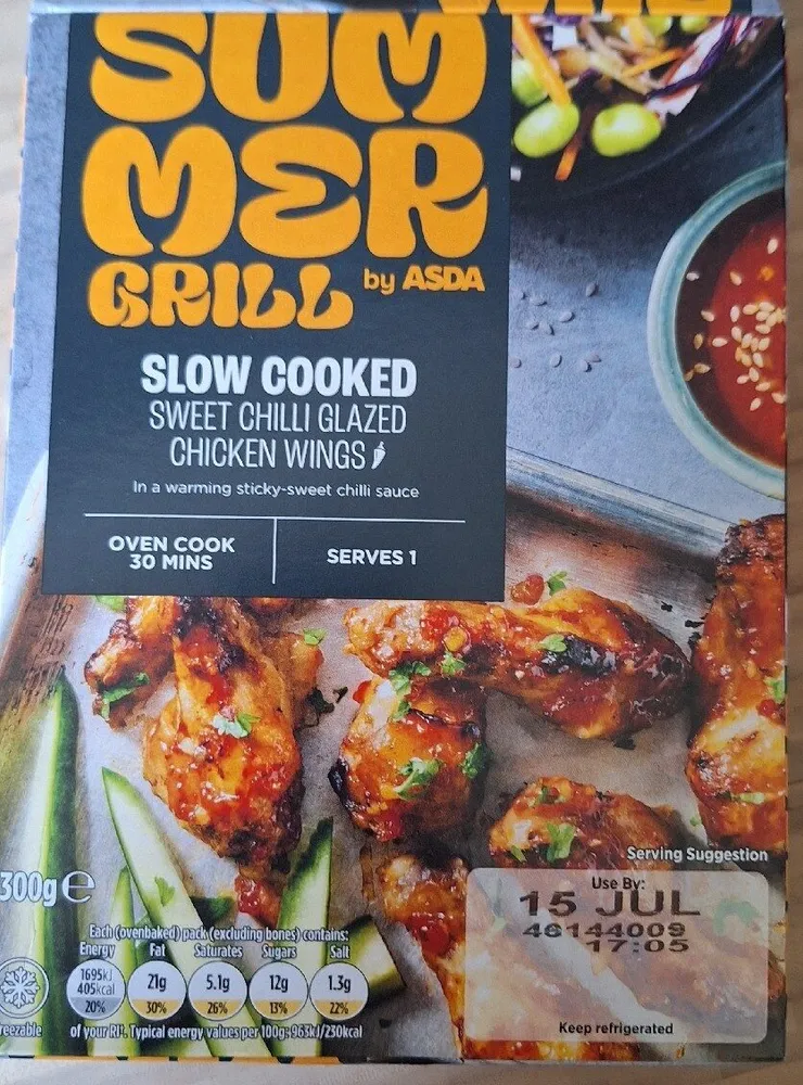 Sweet Chilli Glazed Chicken Wings
