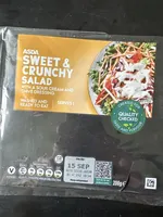 Sweet And Crunchy Salad With Sour Cream Dressing