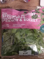 Watercress, spinach, and rocket