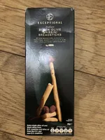 Italian black grissini breadsticks