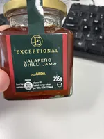 F EXCEPTIONAL JALAPEÑO CHILLI JAM Energy 176kJ Eac