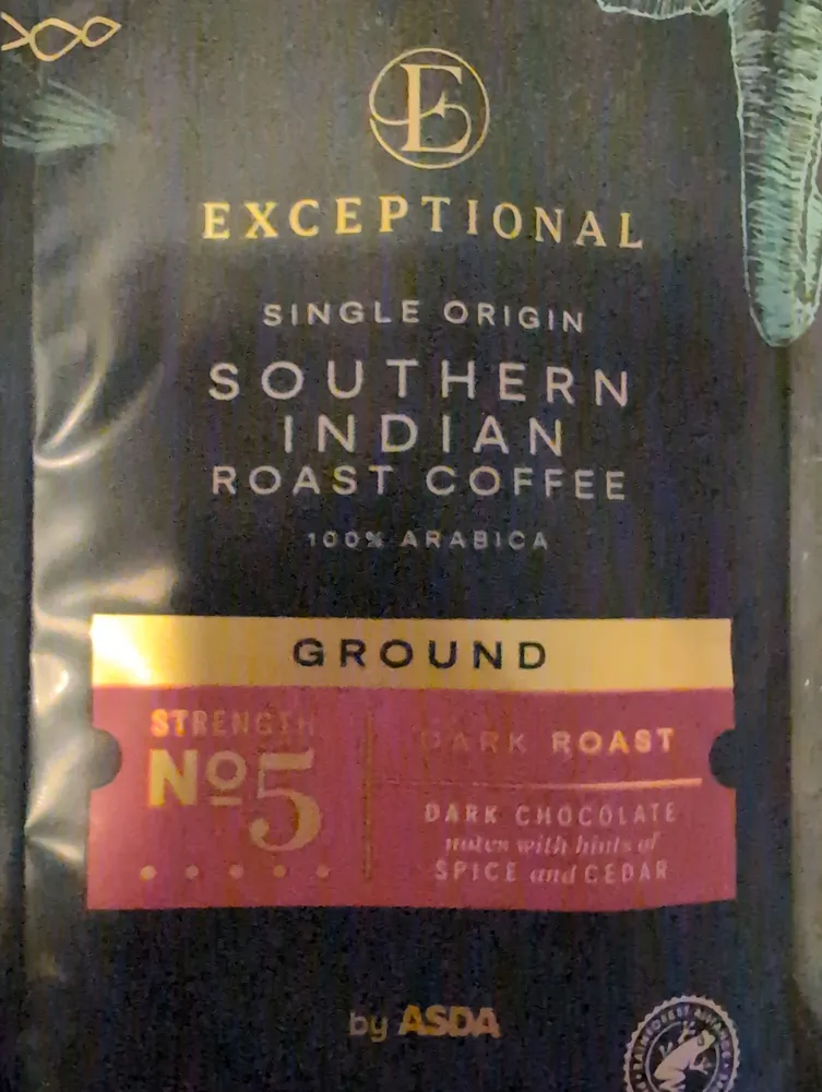Exceptional single origin Southern Indian roast coffee