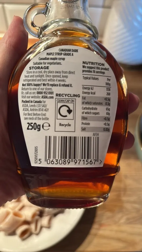 Canadian Dark Maple Syrup Grade A