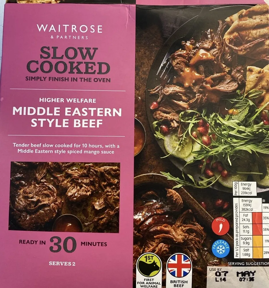 Slow Cooked Middle Eastern Style Beef