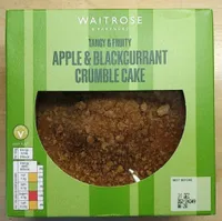 Apple And Blackcurrent Crumble Cake