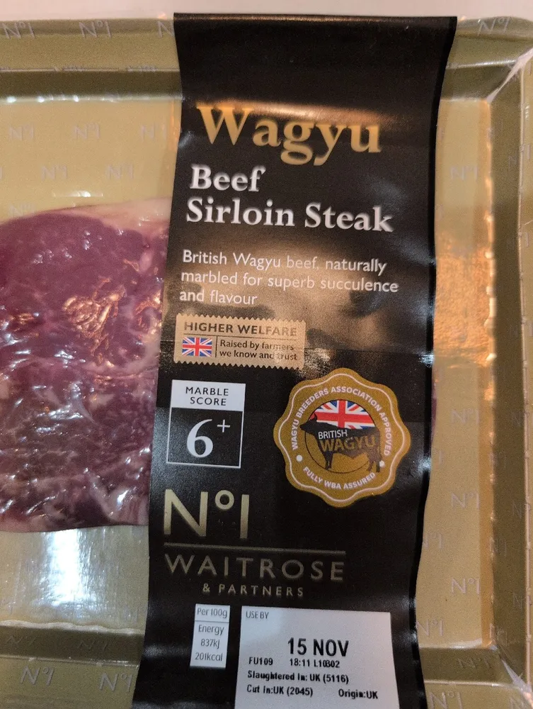 Wagyu Beef Sirloin Steak