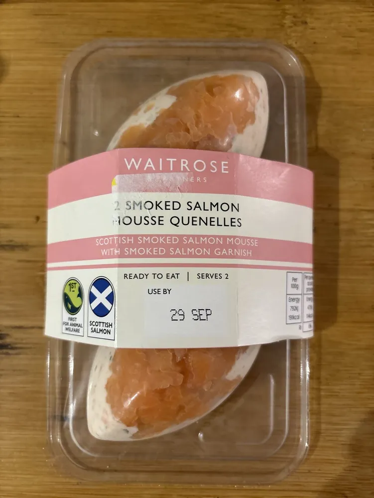 Smoked Salmon Mousse Quenelles