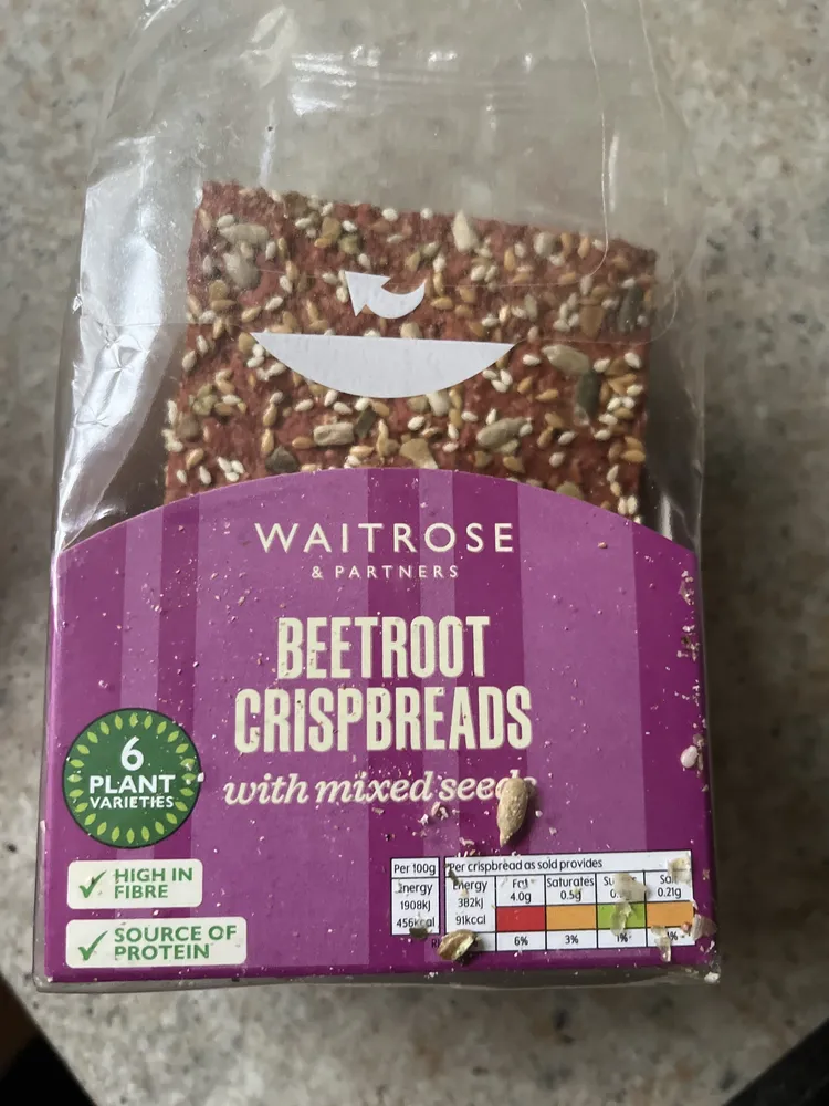 Beetroot Crisp Breads