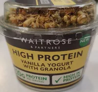 High Protein Vanilla Yogurt With Granola