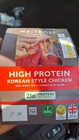 High Protein Korean Style Chicken Wrap