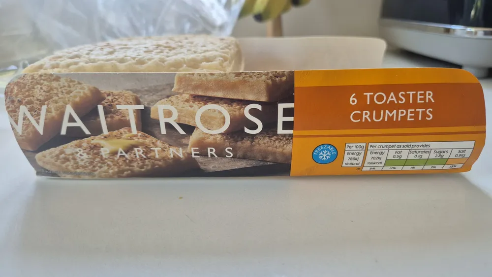 Toaster crumpet