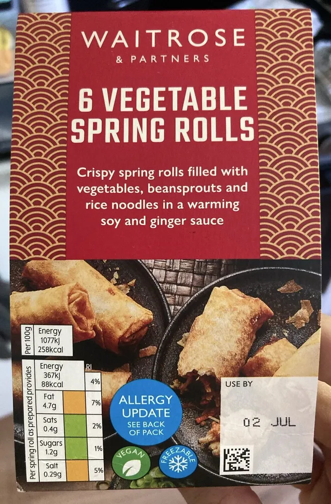 Vegetable Spring Rolls